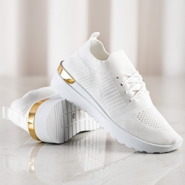 SHELOVET Udobne tenisice koje se navlače bijela 1