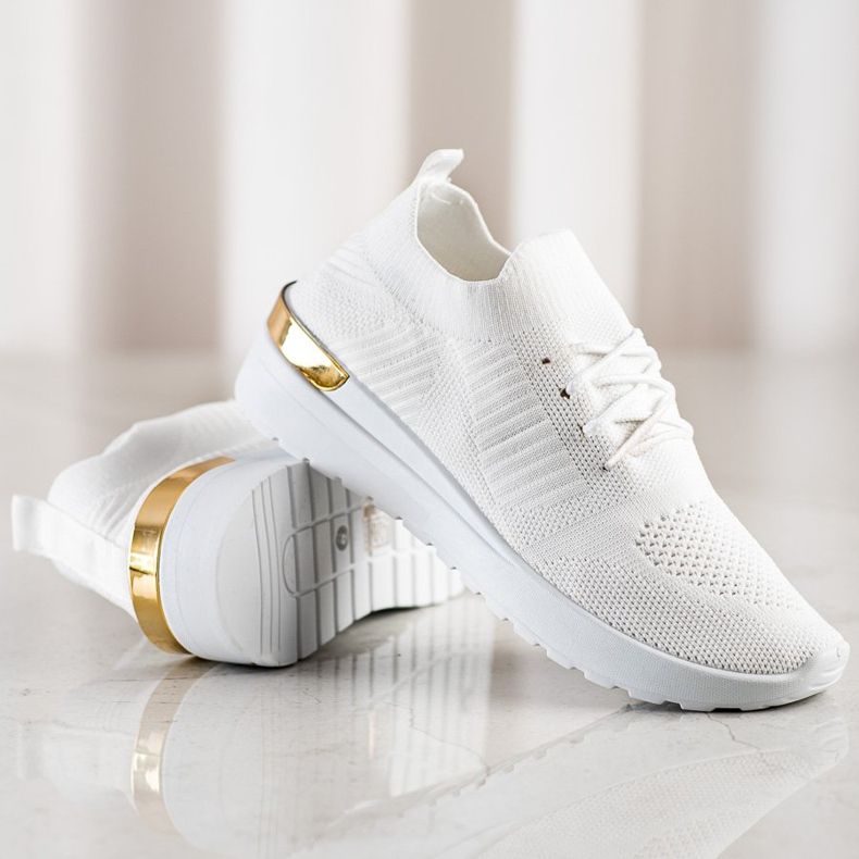 SHELOVET Udobne tenisice koje se navlače bijela 1