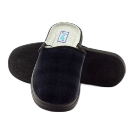 Befado muške zdravstvene cipele papuče 125M010 papuče tamnoplava 4