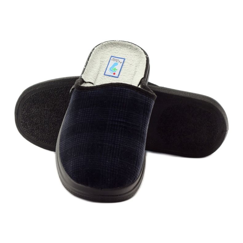 Befado muške zdravstvene cipele papuče 125M010 papuče mornarsko plava 4