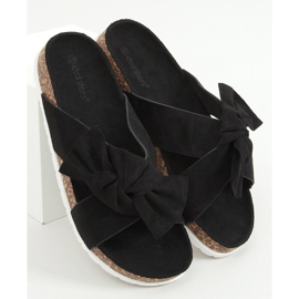 Crne plute papuče 7853 Crne crna 1