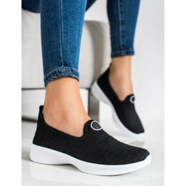 SHELOVET Klizne sportske cipele crno 1