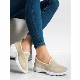 SHELOVET Ažurne sportske cipele bež 1