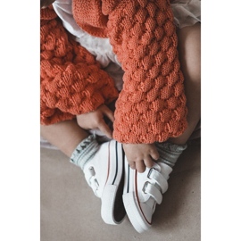 Dječje niske tenisice s čičkom Big Star HH374095 Bijele bijela 8