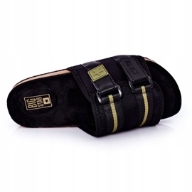 Muške profilirane papuče Big Star HH174058 Crne crna 1