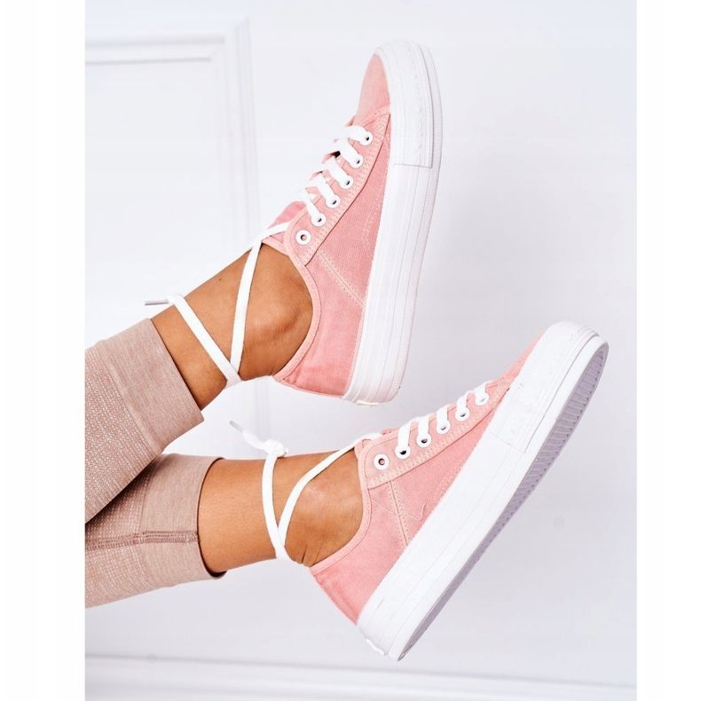 Ženske tenisice Lee Cooper LCW-21-31-0125L Coral ružičasta 1