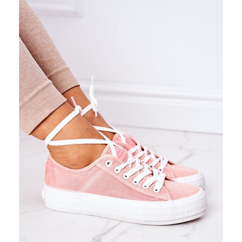 Ženske tenisice Lee Cooper LCW-21-31-0125L Coral ružičasta 2