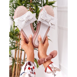 PS1 Gumene papuče s bijelim Gabriell mašnom bijela 1