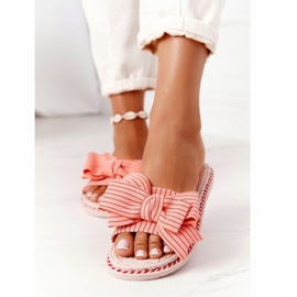 PS1 Gumene papuče s ružičastom Gabriell mašnom ružičasta 2