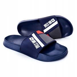 Muške Big Star HH174837 tamnoplave papuče mornarsko plava 2