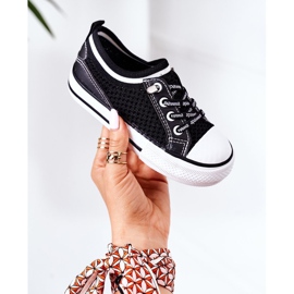 Apawwa Dječje prozračne crne dječje tenisice za djecu crno 1