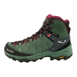 Salewa Ws Alp Trainer 2 Mid Gtx W 61383-5085 cipele za planinarenje crna zelena 1