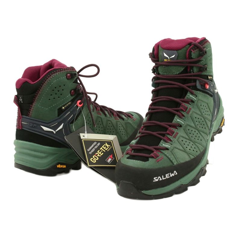 Salewa Ws Alp Trainer 2 Mid Gtx W 61383-5085 cipele za planinarenje crno zelena 3