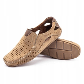 Olivier Muški natikači 901 za ljeto bež bež 4