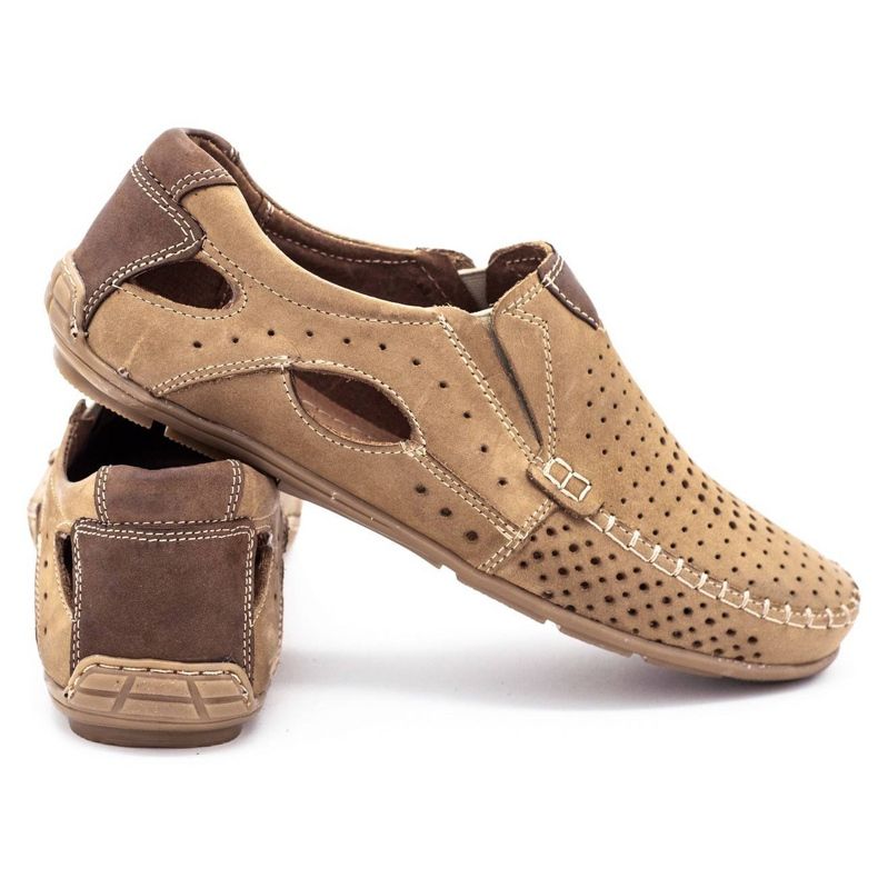 Olivier Muški natikači 901 za ljeto bež bež 5