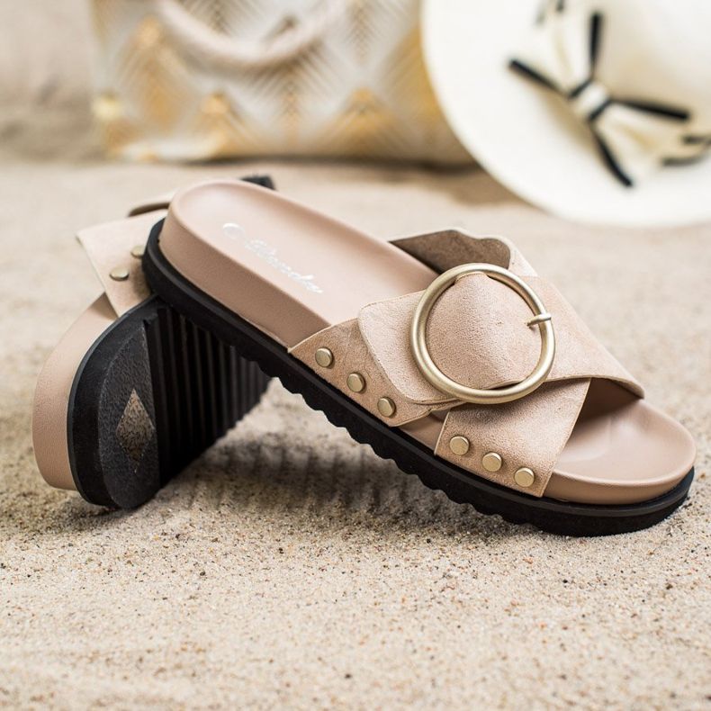 Renda Ležerne papuče bež 1