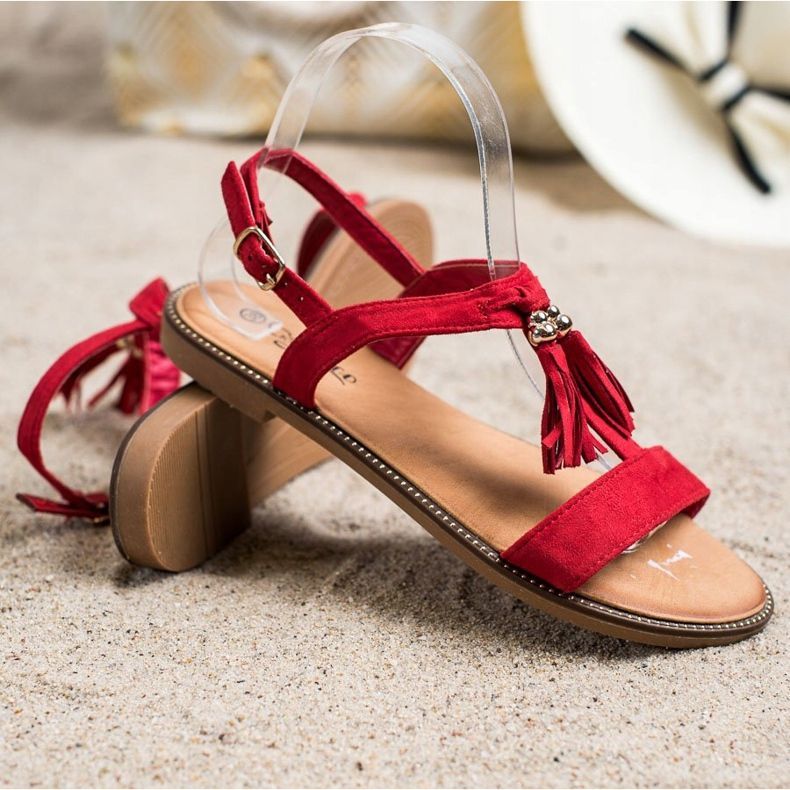 Groto Gogo Crvene sandale s resama crvena 1