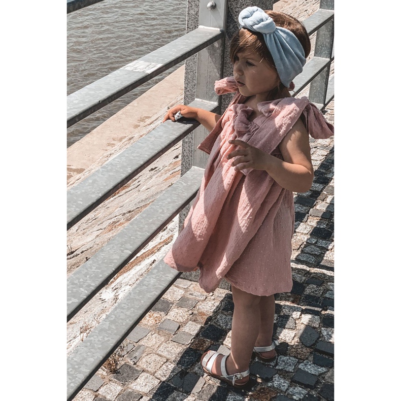 Dječje srebrne sjajne sandale Natalie srebro 4