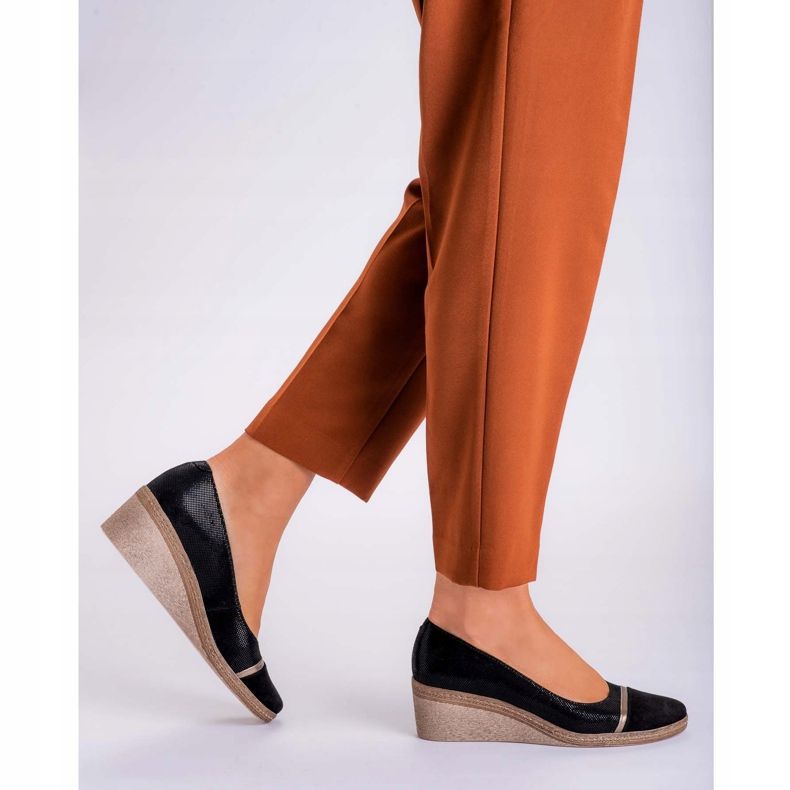 Marco Shoes Cipele 1205P Marco na klin crno 1