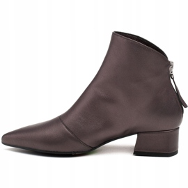 Marco Shoes Marco 1288B čizme s niskim potpeticama u koži smeđa 2