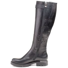 Marco Shoes Crne čizme 1340K s metalnim detaljima crna 2