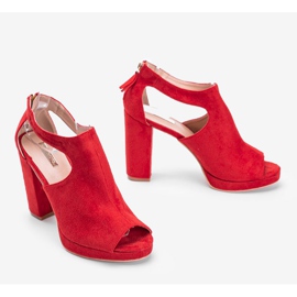 Atlantske sandale s crvenom bokom crvena 1