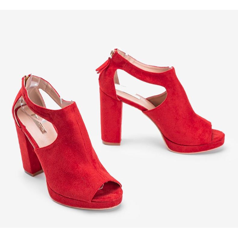 Atlantske sandale s crvenom bokom crvena 1