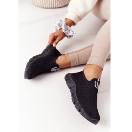 Ženske sportske cipele Slip-on Black Marathon crno 2