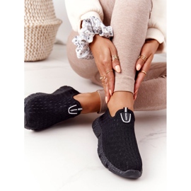 Ženske sportske cipele Slip-on Black Marathon crna 1