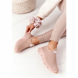 Ženske sportske cipele Slip-on bež maraton kaki 1