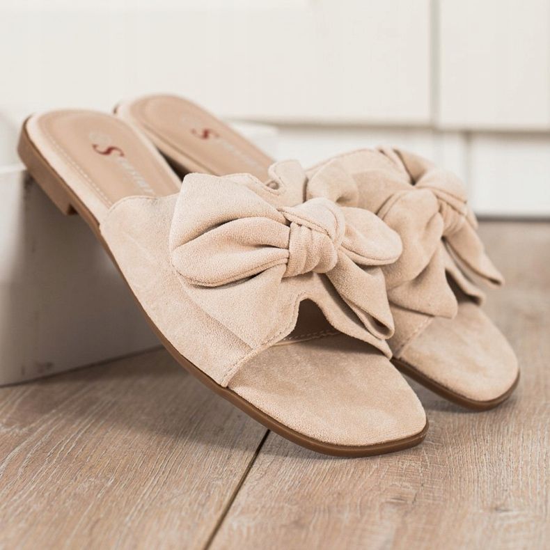 Seastar Elegantne bež papuče 1