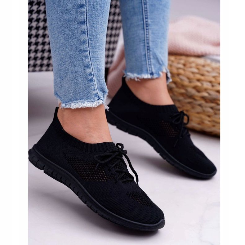 PE1 Ženske sportske cipele Black Jenny crno 1