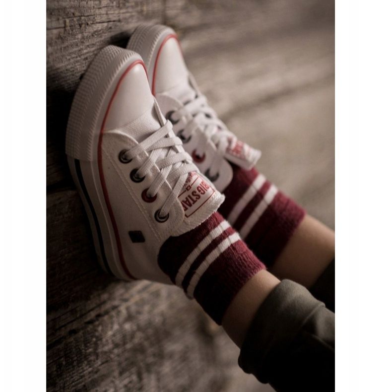 Dječje klasične niske tenisice Big Star HH374089 Bijele bijela 1