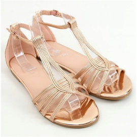 Šampanjec ženske sandale SM0024 Champagne zlatni 1