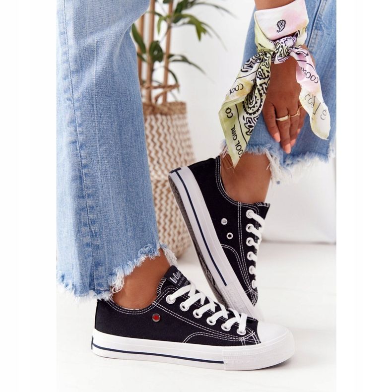 Lee Cooper LCW-21-31-0097L Crne ženske ženske tenisice bijela crna 2