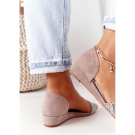 Kožne Maciejka 1971-56 Sandale u bež boji 1