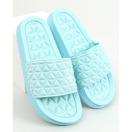 Plave ženske plave papuče 10-251 Plave plava 1