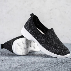 SHELOVET Ažurne sportske cipele crna 1