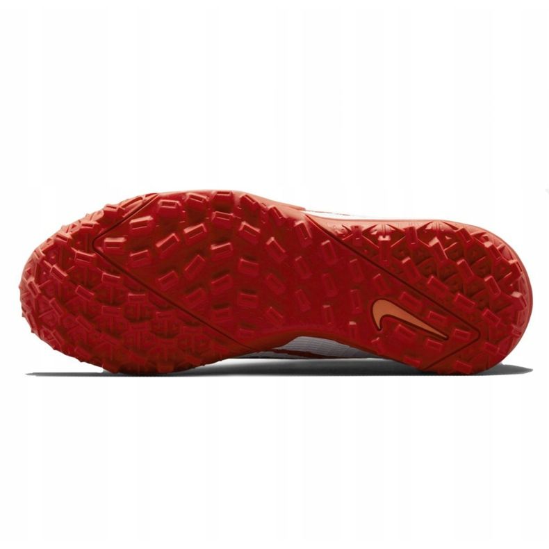 Nike nogometne cipele Superfly 8 Academy CR7 Tf Jr DB2679-600 siva / srebrna, bijela, crvena bijela 2