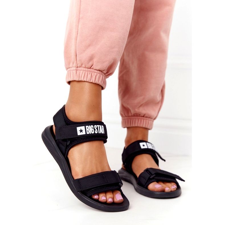 Ženske sportske sandale Big Star HH274A024 Crne crno 5