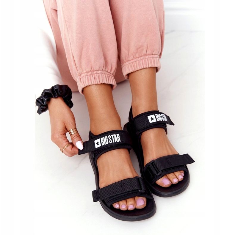 Ženske sportske sandale Big Star HH274A024 Crne crno 6