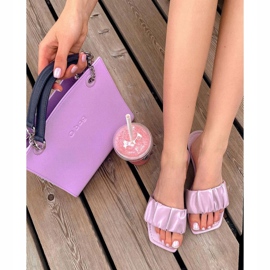 PS1 Ženske klasične ljubičaste papuče izgledaju dobro ljubičasta 2