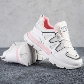 SHELOVET Bijele modne tenisice bijela 1