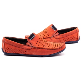Olivier Muške cipele mokasin 906 za ljeto crvene boje crvena 4