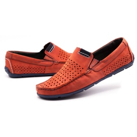 Olivier Muške cipele mokasin 906 za ljeto crvene boje crvena 5
