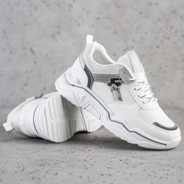 SHELOVET Bijele tenisice sa sjajem bijela 1