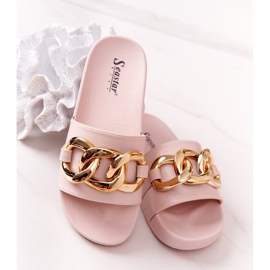 PS1 Gumene papuče u jednom trenutku u bež boji s lancem 1