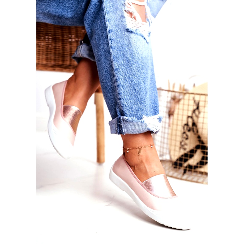 LU BOO Tenisice Slip-on Slip-on Tenisice Pink Justy ružičasta 3