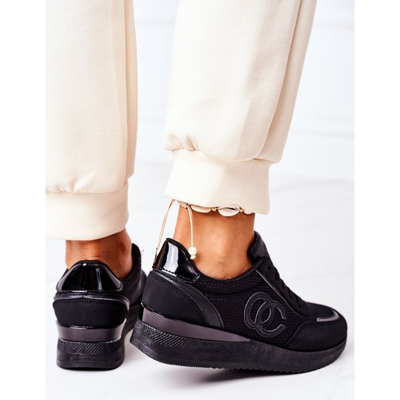 PE1 Ženske sportske cipele Tenisice crne pod kontrolom crno 1