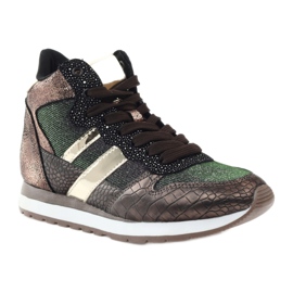 McArthur Ženske metalne bakrene sportske cipele smeđa 1